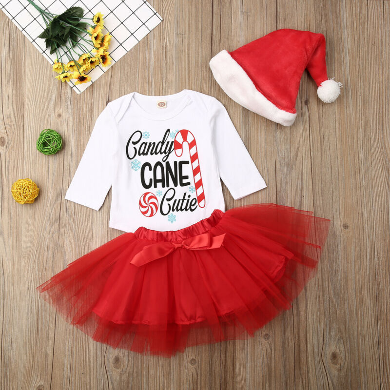 0 18M Newborn Baby Girls Christmas Clothes Sets