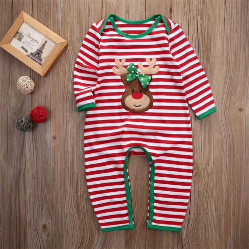 Newborn Baby Boys Girls Christmas Clothes