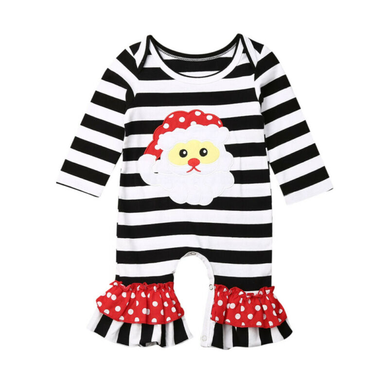 Infant Baby Girl Christmas Clothes Santa