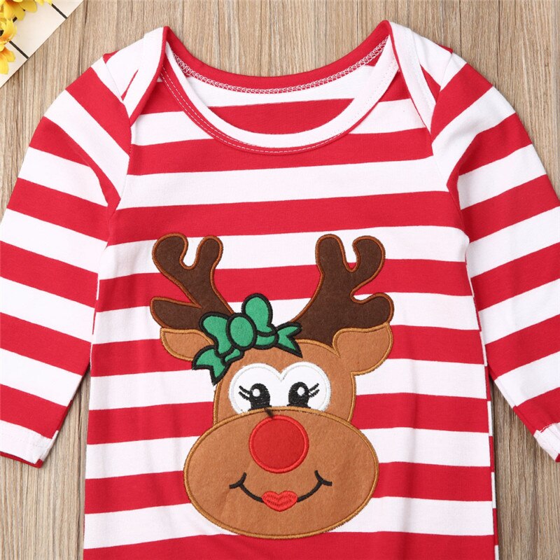 Infant Baby Girl Christmas Clothes Santa
