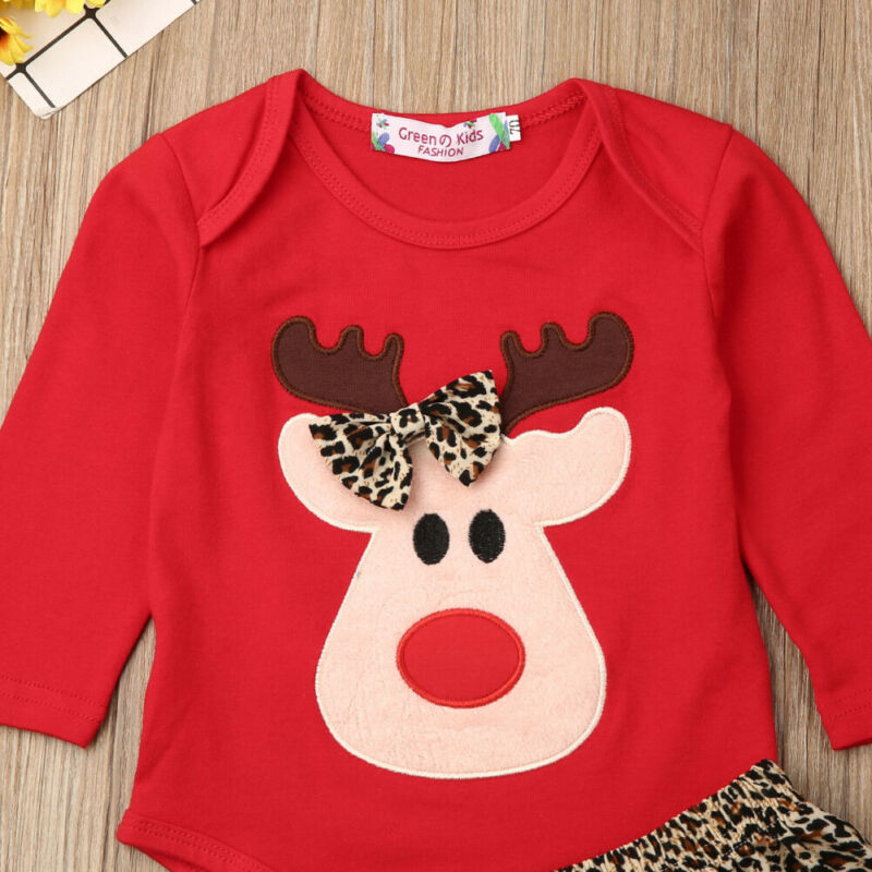 2020 Christmas Clothes Sets Infant Baby Girl