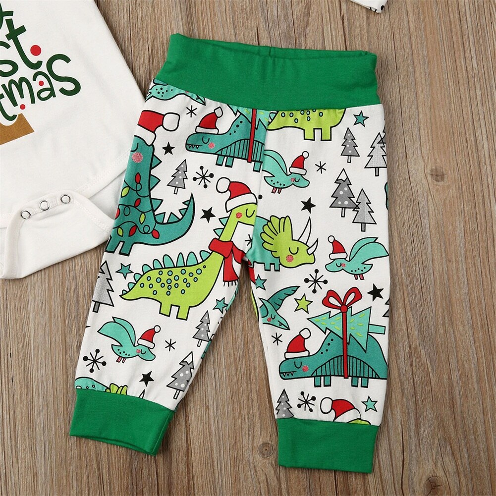 Baby Boy Christmas Clothes Outfit Long Sleeve