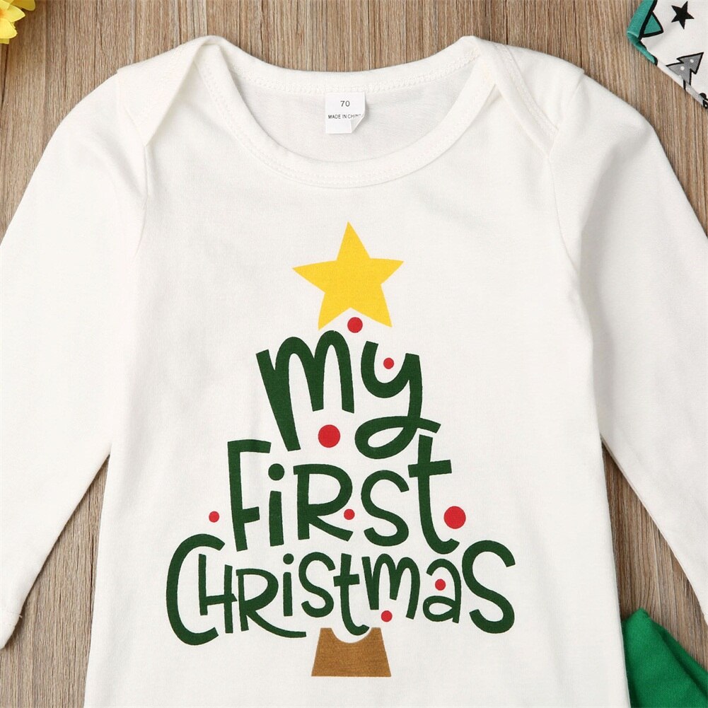 Baby Boy Christmas Clothes Outfit Long Sleeve