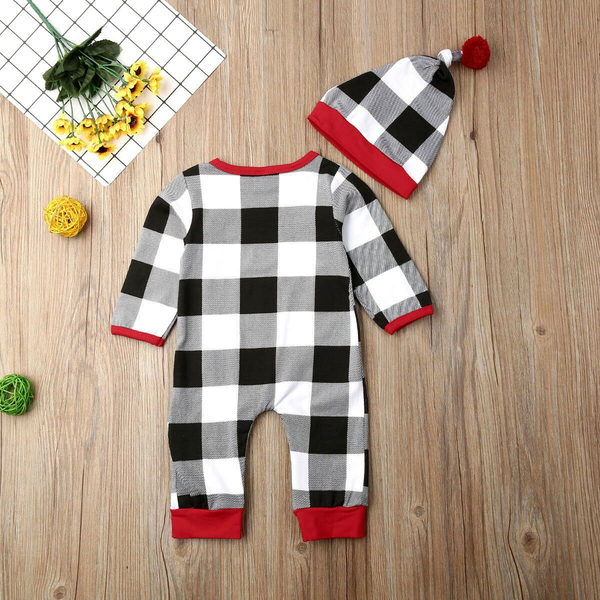 Christmas Clothes Romper Set For Newborn Baby Girl