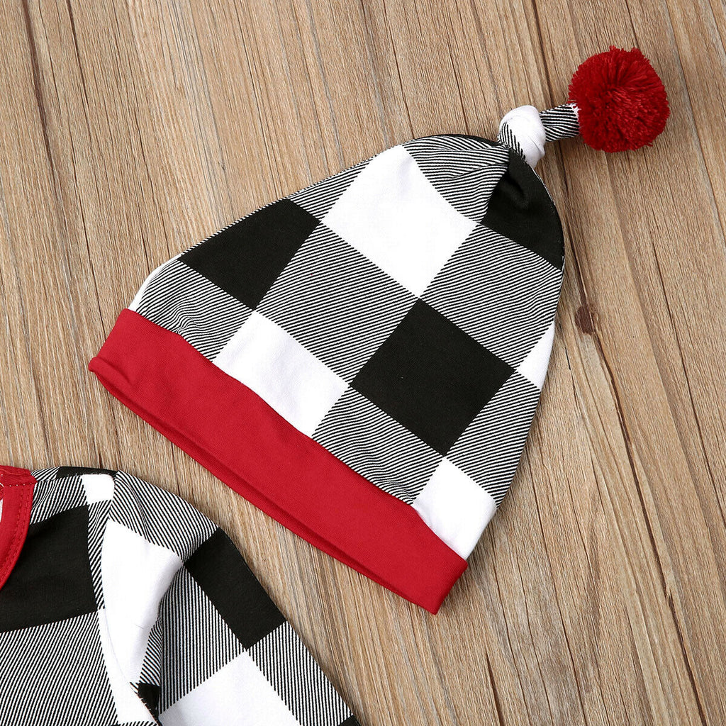 Christmas Clothes Romper Set For Newborn Baby Girl