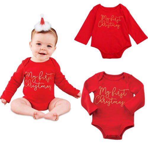 Infant Newborn Baby Boy Girl Christmas Clothes