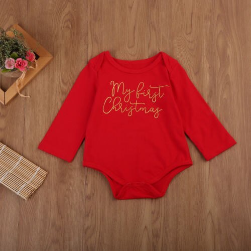 Infant Newborn Baby Boy Girl Christmas Clothes