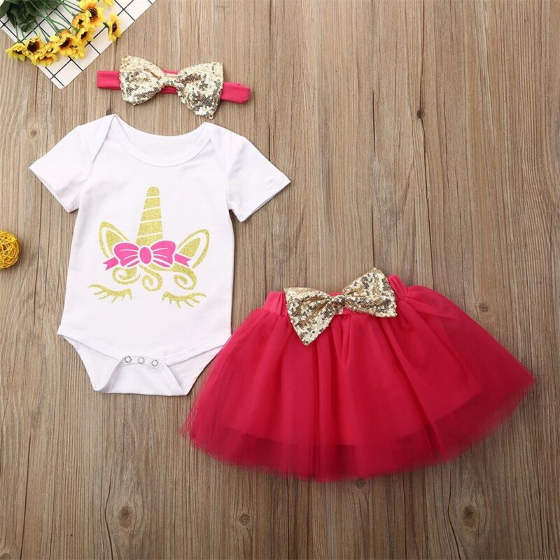 Pudcoco Newborn Infant Baby Girl Christmas Clothes