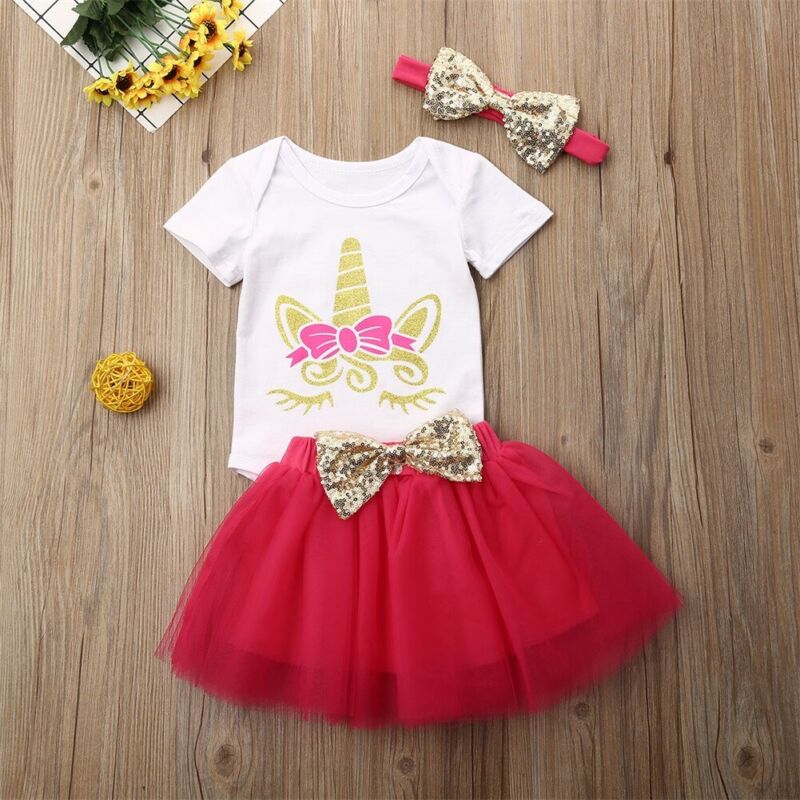 Pudcoco Newborn Infant Baby Girl Christmas Clothes