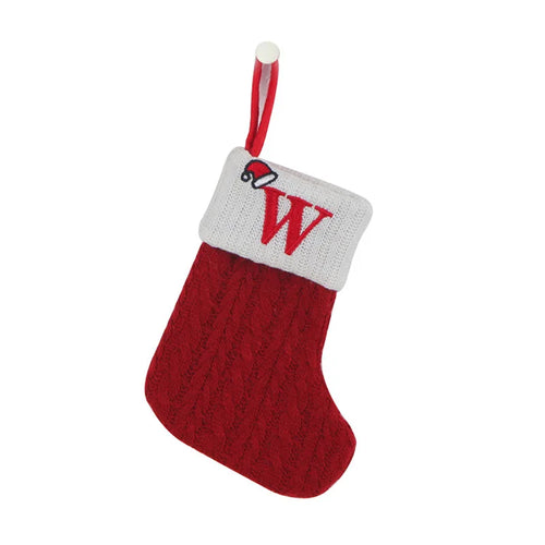 Christmas Socks Knitting Snowflake Letter Stocking Christmas