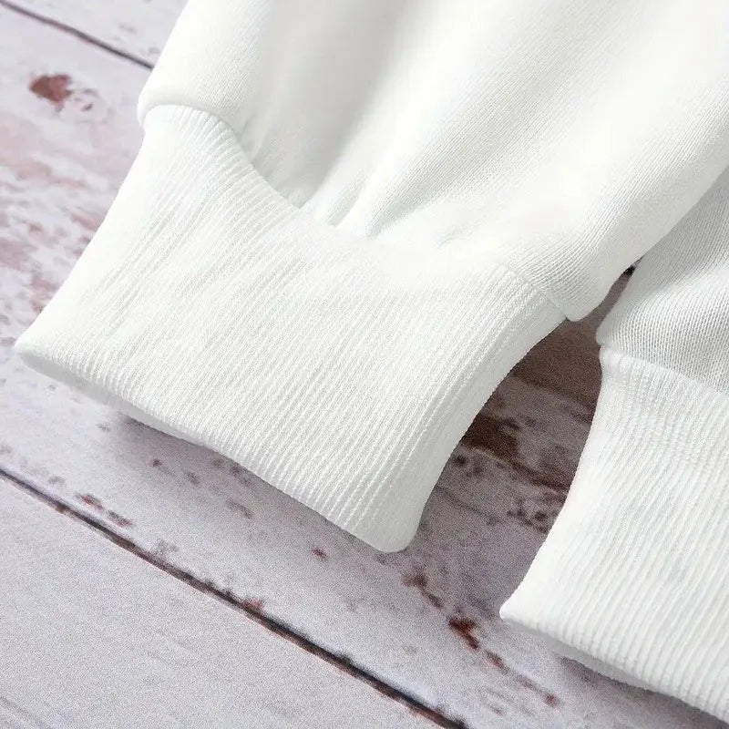 Merry Chrismas Mr Mrs Elk Antlers Red Nose Cartoon Print Boys Girls