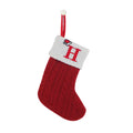 Christmas Socks Knitting Snowflake Letter Stocking Christmas
